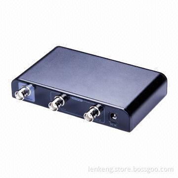 1 x 2 SDI splitter, supports 5V-30V wide voltage range